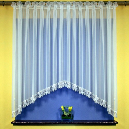 SYLWIA Firanka gotowa z woalu rozmiar 150x400 cm
